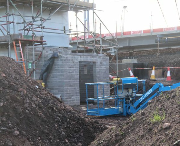 East Linton Station Construction - 2022-10-08